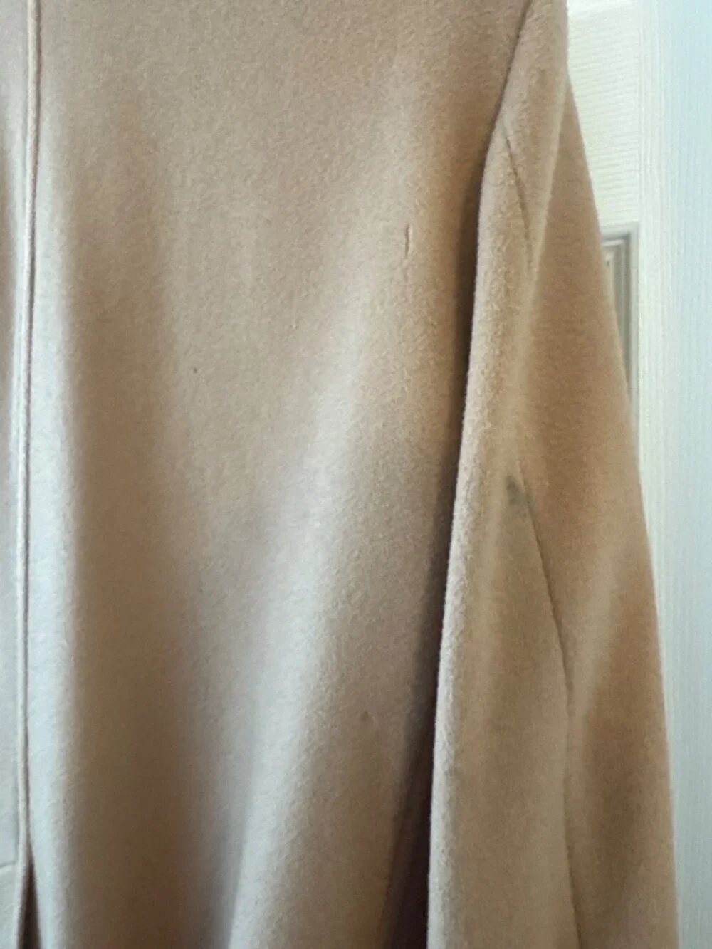 Vintage Men's London Fog Wool Camel Coat Brown Collar Size 42R Old Money